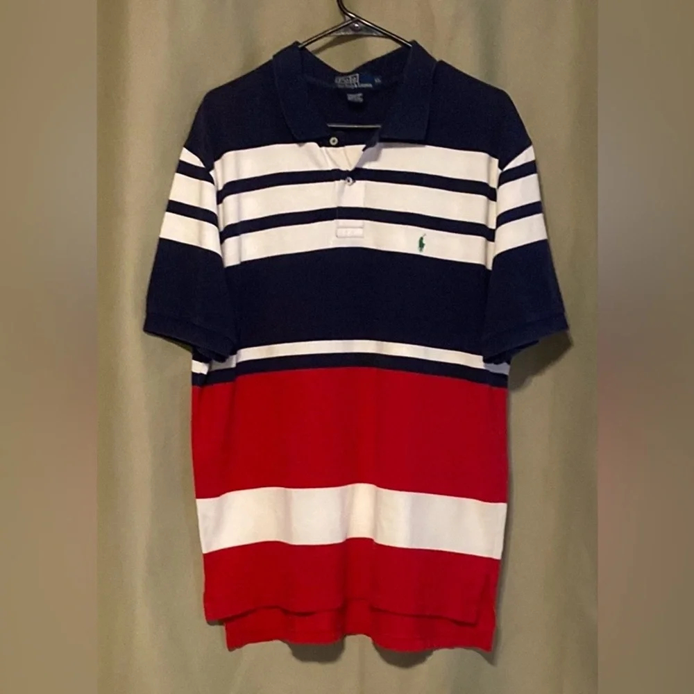 Vintage 1990 x USA Polo Ralph Lauren Polo Shirt  Green Pony Men’s XL
